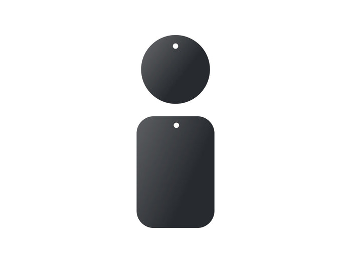 Fekete Techancy fém adapter mágneses telefontartóhoz