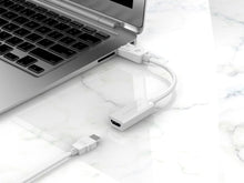 Fehér Techancy TL7337 DisplayPort–HDTV videóadapter