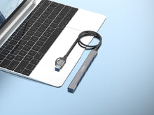 Szürke Techancy KT2903 USB hub 7 porttal