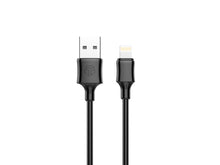 Fekete Techancy USB-A–Lightning kábel