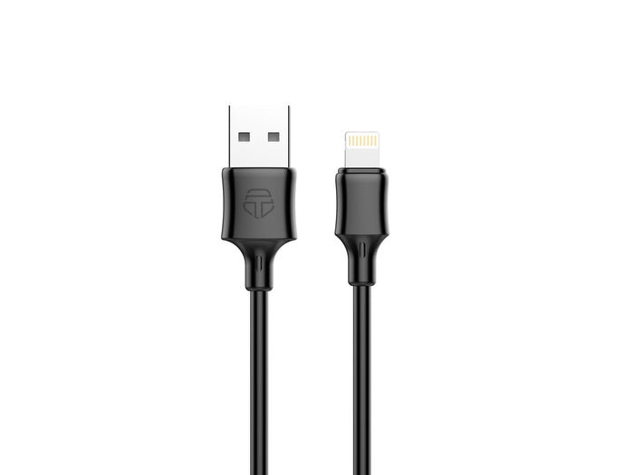 Fekete Techancy USB-A–Lightning kábel