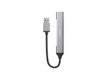 Szürke Techancy KT2901 USB-A hub 4 porttal