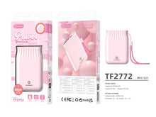 Rózsaszín Techancy 6500 mAh power bank