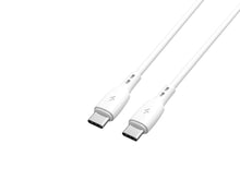 Fehér Techancy USB-C–USB-C adatkábel
