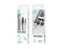 Szürke Techancy USB-A–Micro USB adatkábel