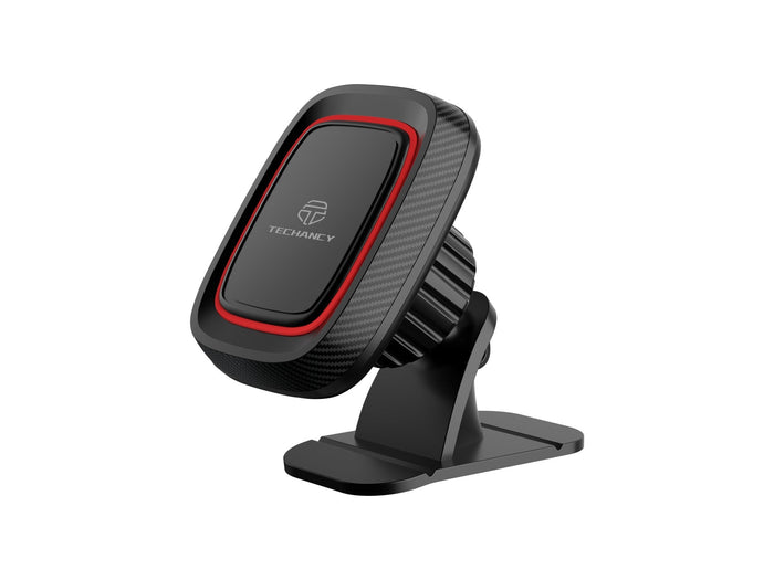 Techancy TI2285 fekete-piros mágneses autós telefontartó