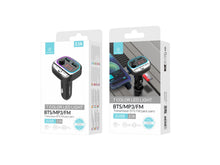 Fekete Techancy TE0867 Bluetooth FM-transzmitter autóba