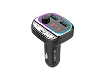 Fekete Techancy TE0867 Bluetooth FM-transzmitter autóba