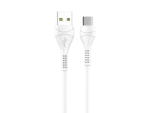 Fehér Techancy USB-C adatkábel 1 m
