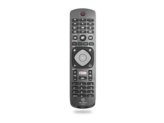 Fekete Techancy TU2404 távirányító Philips televíziókhoz
