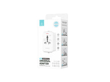 Fehér Techancy MB2500 univerzális utazóadapter