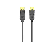 Fekete Techancy DisplayPort DP–DP kábel
