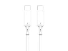 Fehér Techancy USB-C–USB-C kábel