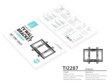Fekete Techancy TI2287 fali TV-tartó