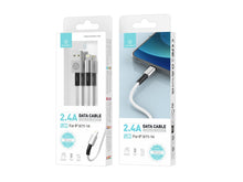 Fehér Techancy USB-A–Lightning kábel