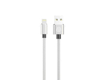 Techancy ezüst USB-A–Lightning kábel 1 m