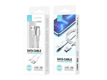 Fehér Techancy USB-A–Lightning kábel