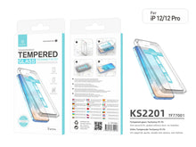 Átlátszó Techancy edzett üveg kijelzővédő iPhone 12/12 Pro készülékhez
