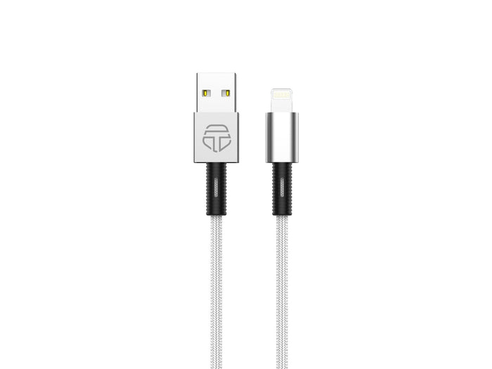 Fehér Techancy USB-A–Lightning kábel