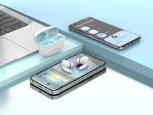 Fehér Techancy KP2714 TWS Bluetooth fülhallgató