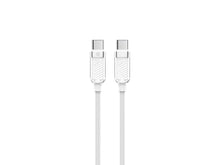Fehér Techancy USB-C–USB-C adatkábel