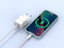 Fehér Techancy TA2816 USB-C gyorstöltő kábellel