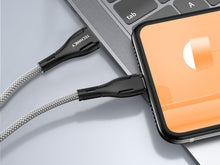 Fekete Techancy USB-A–USB-C adatkábel