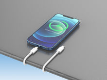 Fehér Techancy USB-C–Lightning kábel