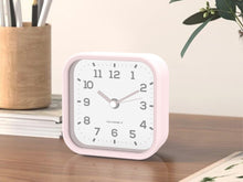 Rózsaszín Techancy mini asztali ébresztőóra nagy számokkal