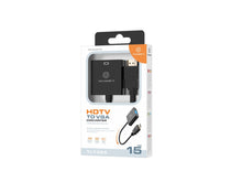 Fekete Techancy HDMI–VGA átalakító
