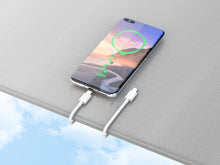 Fehér Techancy USB-C–USB-C gyorstöltő kábel