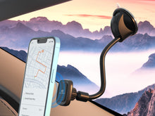 Fekete Techancy mágneses autós telefontartó