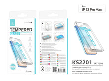 Átlátszó Techancy edzett üveg kijelzővédő iPhone 13 Pro Max készülékhez