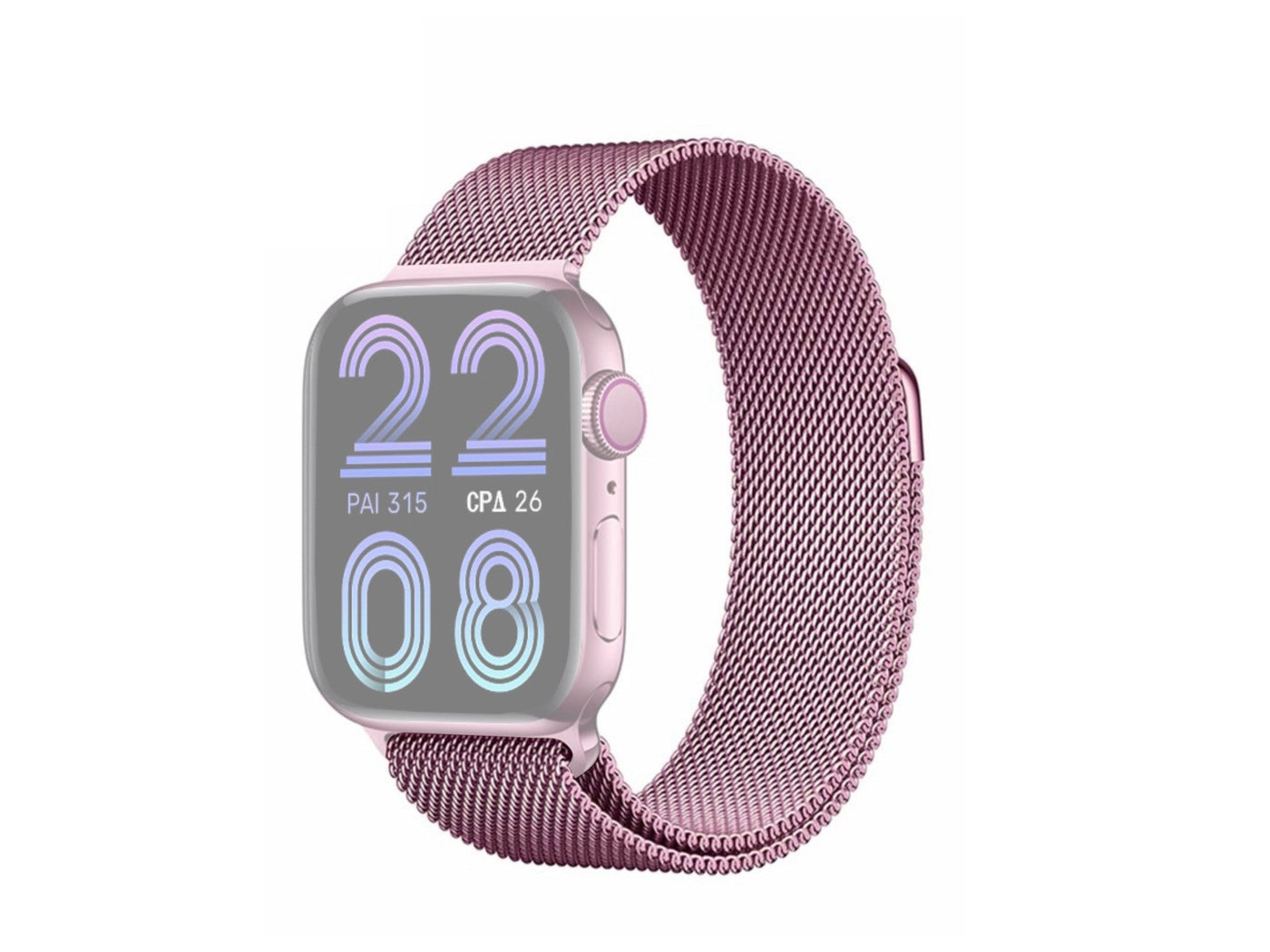 Rózsaszín Techancy KC2123 mágneses Apple Watch szíj 49 mm