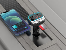 Fekete Techancy TE0867 Bluetooth FM-transzmitter autóba