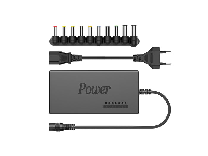 Fekete Techancy TL7343 univerzális laptop töltő