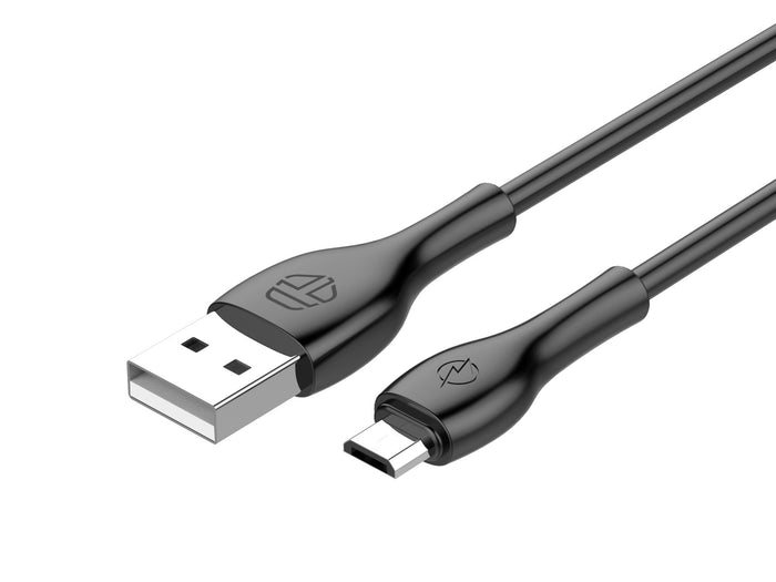Fekete Techancy Micro USB adat- és töltőkábel