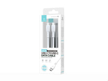 Fehér Techancy USB-C–USB-C adatkábel