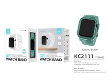 Zöld Techancy KC2111 szilikon óraszíj Apple Watchhoz