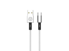 Fehér Techancy USB-A–USB-C adatkábel
