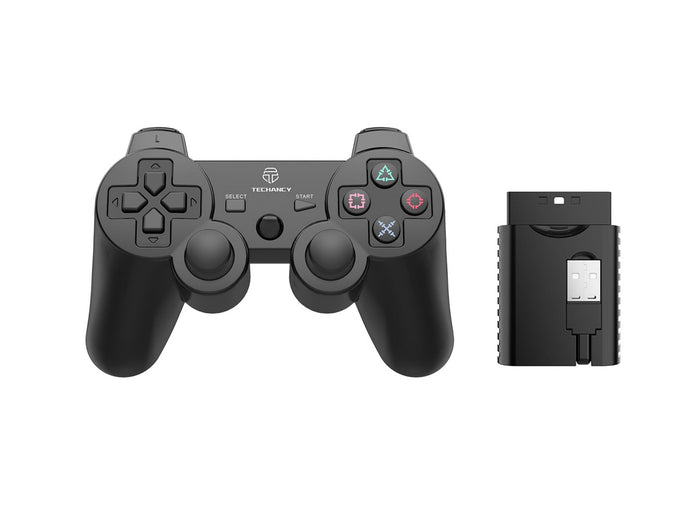 Fekete Techancy TX1703 vezeték nélküli gamepad