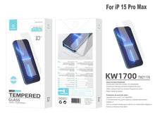 Techancy edzett üveg kijelzővédő iPhone 15 Pro Max készülékhez