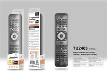 Fekete Techancy TU2403 távirányító Philips televíziókhoz