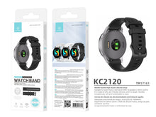 Techancy KC2120 fekete 22 mm-es okosóra szíj