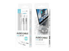 Fehér Techancy 3,5 mm-es audiokábel
