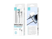Fehér Techancy USB-C–Lightning adat- és töltőkábel