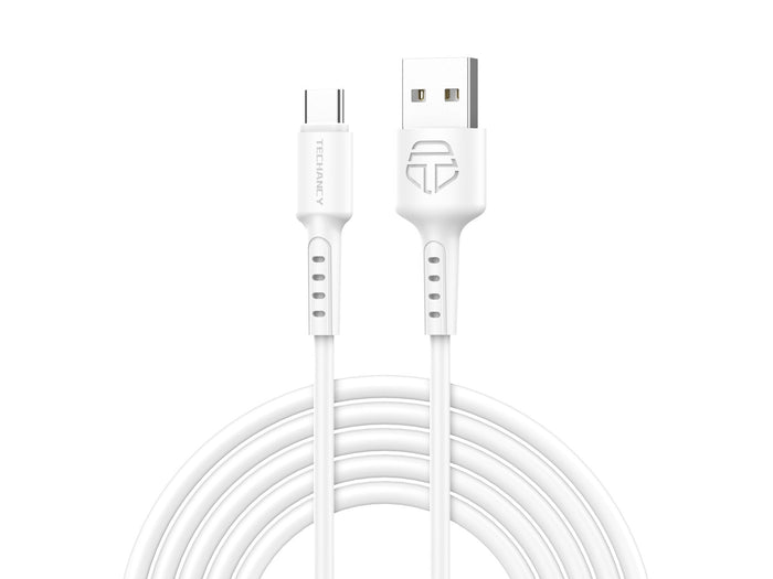 Techancy USB-A–USB-C adat- és töltőkábel
