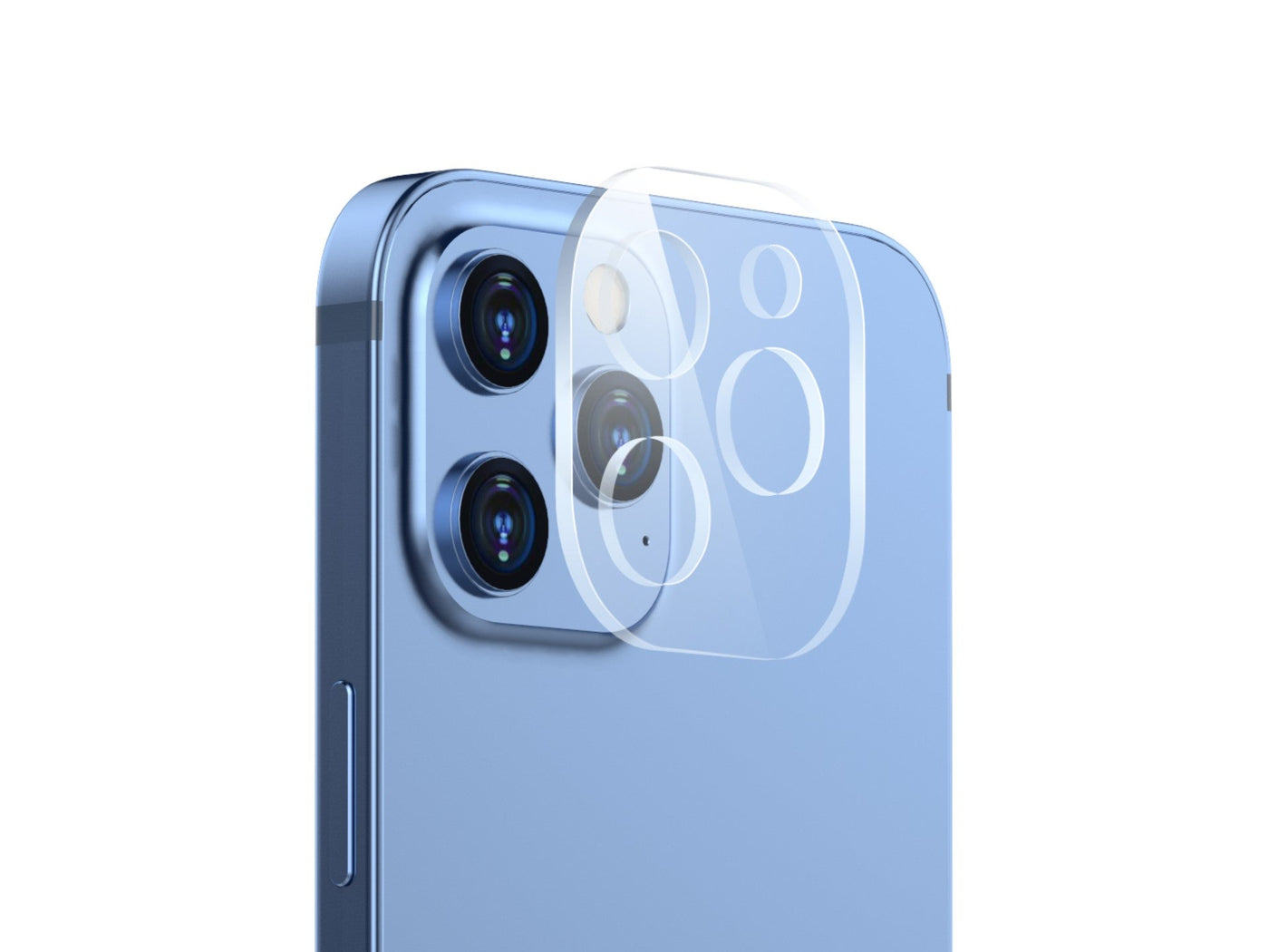 Átlátszó Techancy kameralencse-védő iPhone 15 Plus készülékhez