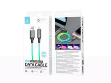 Techancy USB-C–Lightning kábel RGB világítással