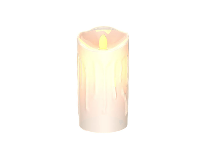 Fehér Techancy ML1051 LED oszlopgyertya
